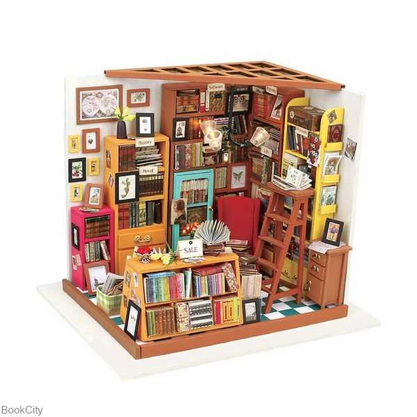 پازل چوبی سه‌ بعدی روبوتایم Sam's Study DG102