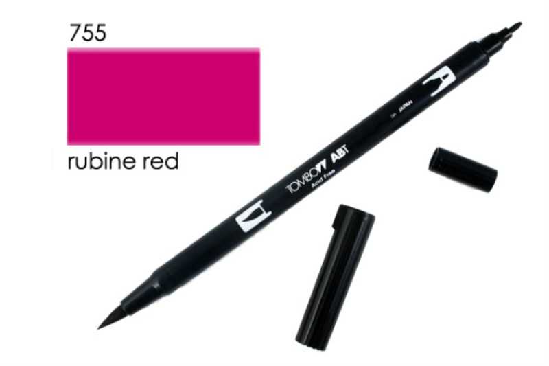 ماژیک صورتی 2 سر Tombow 755 Brush