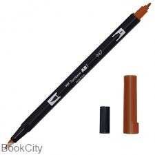 ماژیک قهوه‌ای 2 سر Tombow 947 Brush