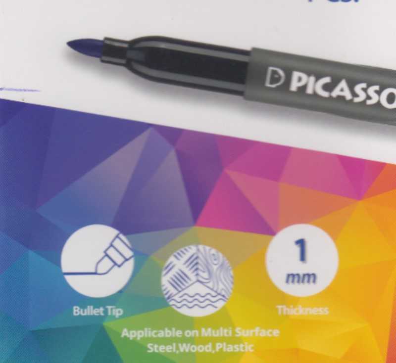 ماژیک قلمی رنگی PICASSO Bullet Tip