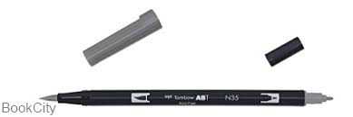 ماژیک خاکستری 2 سر Tombow N35 Brush
