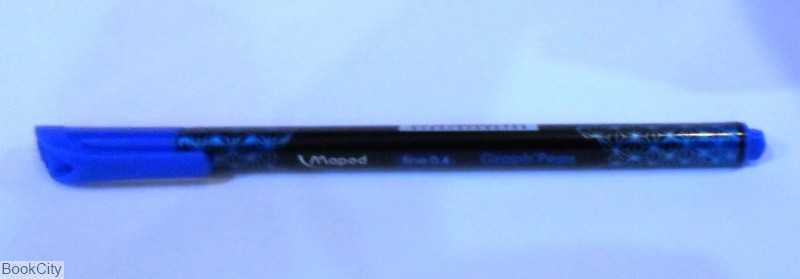 روان‌نویس نوک نمدی آبی Maped 749001 Graph peps 0.4mm