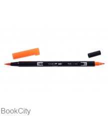 ماژیک نارنجی 2 سر Tombow 925 Brush