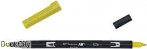 ماژیک زرد 2 سر Tombow 026 Brush