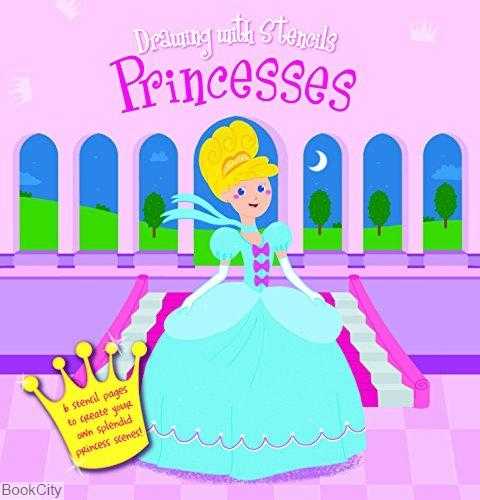 Princesses Drawing With Stencils