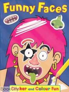 Funny Faces Sticker and Colour Fun 4490