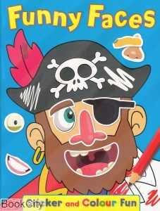 Funny Faces Sticker and Colour Fun 4476