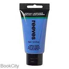 رنگ آکریلیک REEVES 8341370 Cobalt Blue 75ml