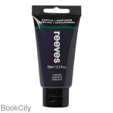 رنگ آکریلیک REEVES 8340300 Violet 75ml