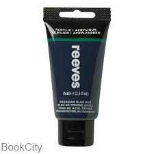 رنگ آکریلیک REEVES 8340380 Prussian Blue Hue 75ml