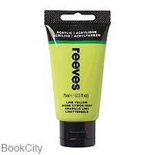 رنگ آکریلیک REEVES 8341415 Lime Yellow 75ml