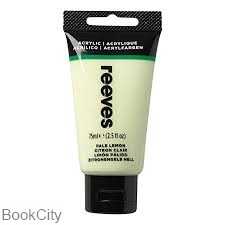 رنگ آکریلیک REEVES 8341101 Pale Lemon 75ml