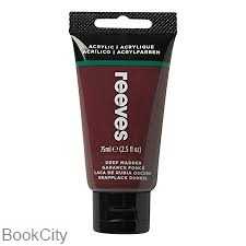رنگ آکریلیک REEVES 8341290 Deep Madder 75ml
