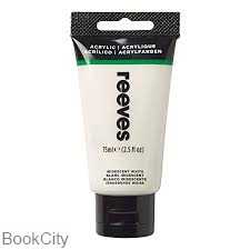 رنگ آکریلیک REEVES 8341714 Iridescent White 75ml