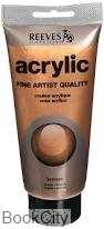 رنگ آکریلیک REEVES 8340807 Bronze 75ml - 0