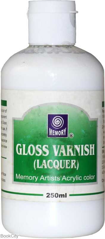 وارنیش شفاف آکریلیک memory 250ml