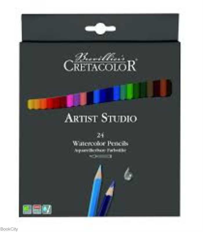 مداد آبرنگی 24 رنگ CRETACOLOR 28124