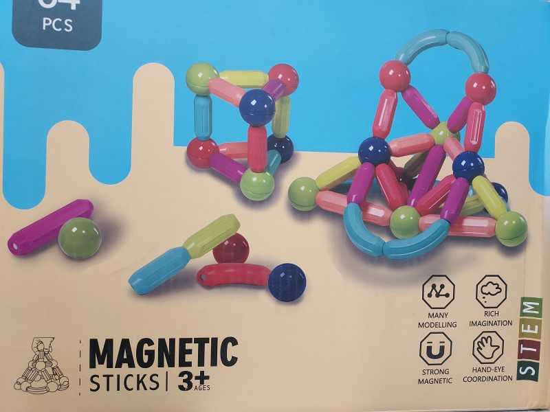 پلی‌مگنت  Magnetic 64pcs