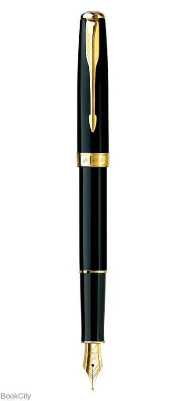 خودنویس لاک مشکی گیره طلا PARKER Sonnet 2017 M