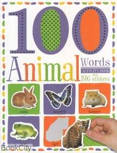 100Animal Words with Big Stickers