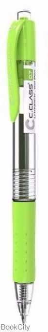 روان‌نویس ژل سبز روشن فشاری C CLASS RGP-1124-7 U-KNOCK 0.7mm
