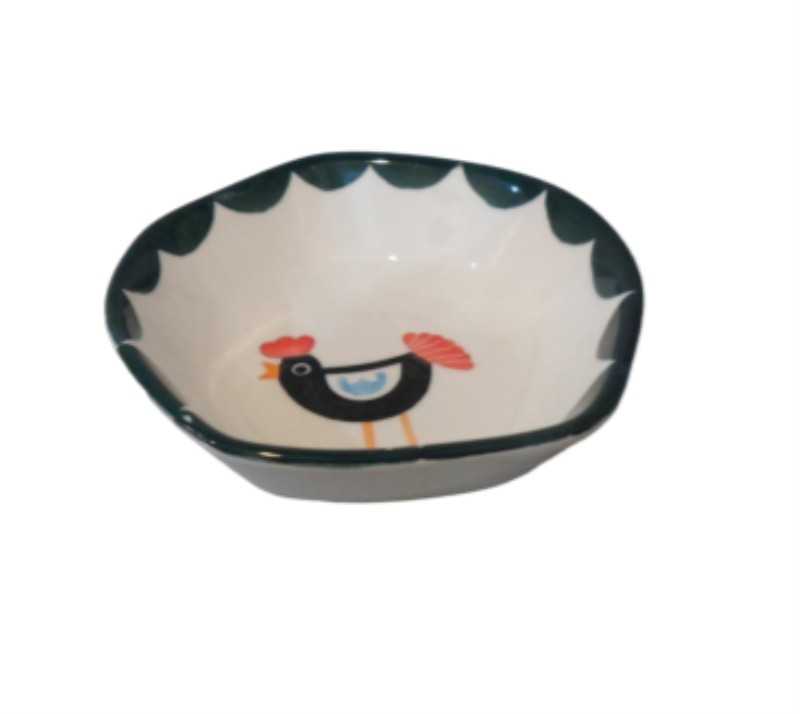 کاسه طرح خروس 106034 رس