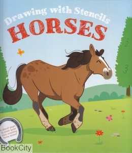 Horses Drawing With Stencils