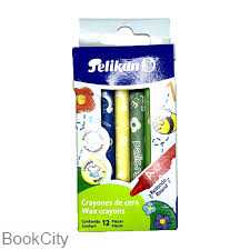پاستل روغنی 12رنگ Pelikan 204054 Wax Crayins