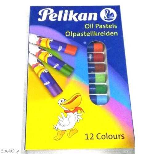 پاستل روغنی کوتاه 12 رنگ Pelikan 998347