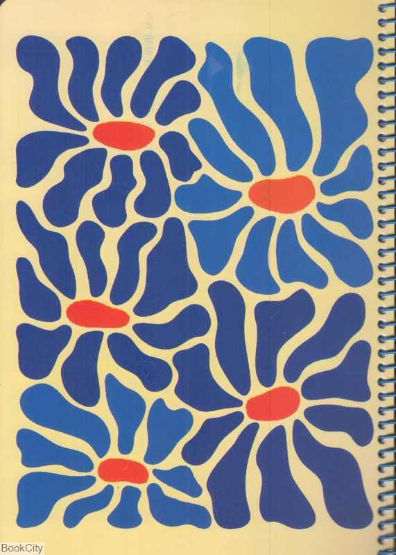 دفتر 80 برگ سیمی وزیری رنگی 60 درجه - 0