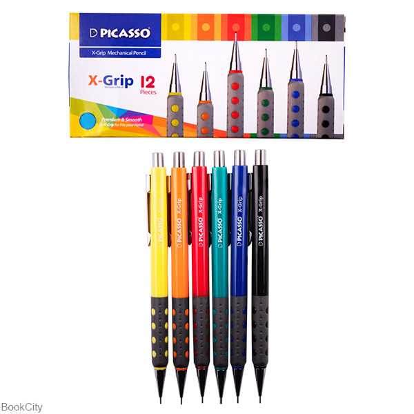 اتود 0.7mm رنگی PICASSO X-Grip