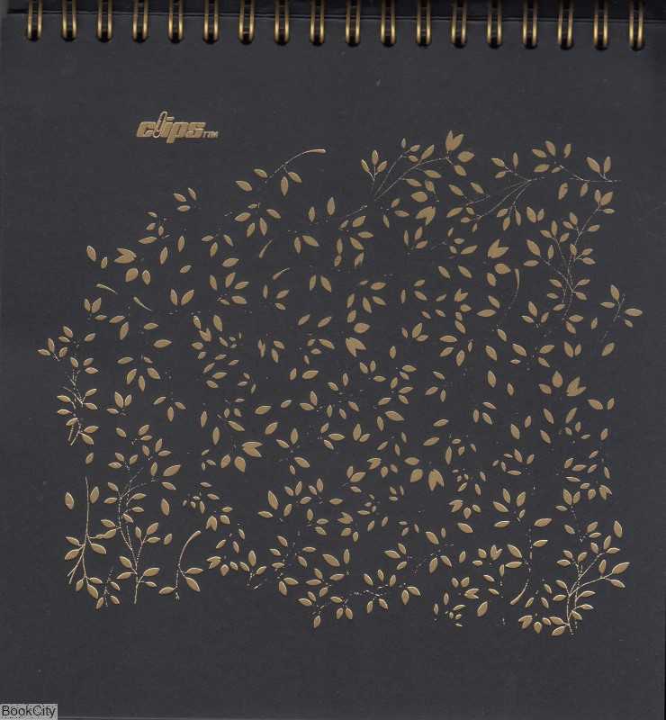 یادداشت 40 برگ خشتی مشکی Clips 9020 - 0