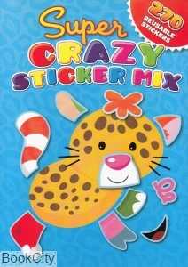 Super Crazy Sticker Mix Blue