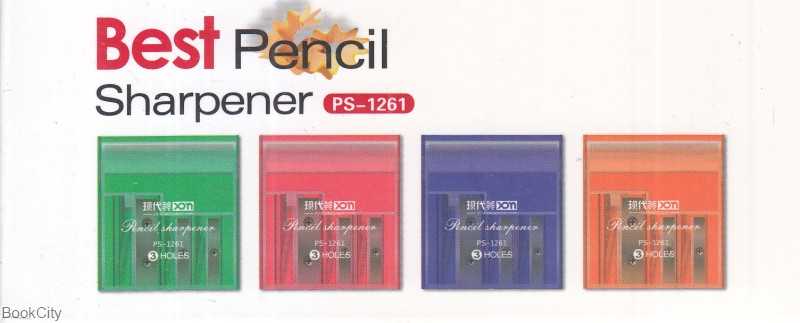 تراش 3 سوراخ مخزن‌دار رنگی XDM PS-1261