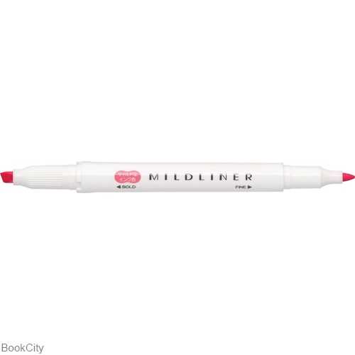 ماژیک های‌لایت 2 سر ZEBRA Mildliner Coral Pink