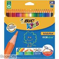 مدادرنگی 24 رنگ مقوایی BiC Ecolutions