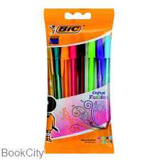 خودکار رنگی 8 عددی BiC Cristal Fashion