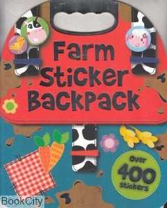 Farm Sticker Backpack Over 400 Stickers