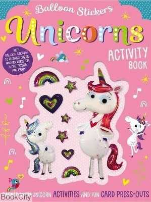 Balloon Stickers Unicorns Activity Book