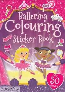 Ballerina Colouring Sticker Book