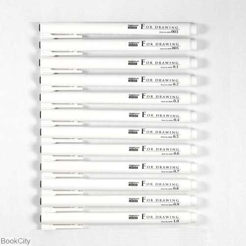 روان‌نویس راپید مشکی MARVY uchida 0.7mm - 0