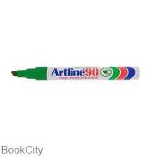 ماژیک پاک نشو سبز نوک تخت Artline Ek-90