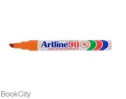 ماژیک پاک نشو نارنجی نوک تخت Artline Ek-90