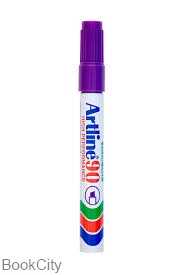 ماژیک پاک نشو بنفش نوک تخت Artline Ek-90