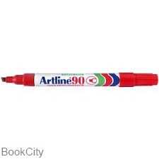 ماژیک پاک نشو قرمز نوک تخت Artline Ek-90