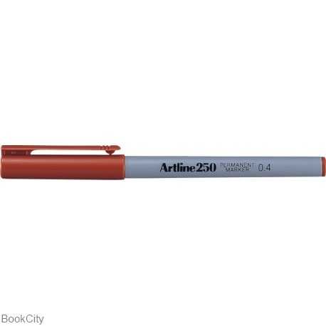 روان‌نویس نوک نمدی قهوه‌ای Artline EK-250N 0.4mm