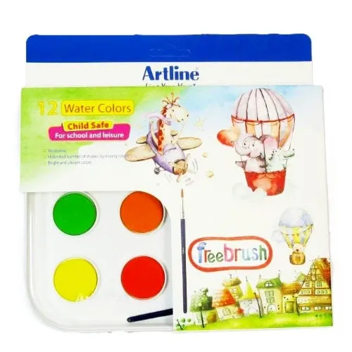 آبرنگ 12 رنگ Artline 820W12