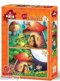 Puzzle Kids 2In1 The Mushroom House 4493 24×35pcs
