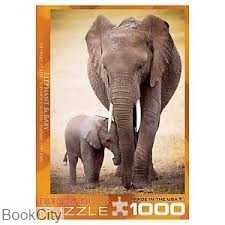 پازل Elephant & Baby 1000pcs 0270