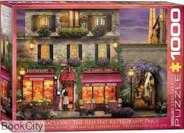 پازل The Red Hat Restaurant Paris 1000pcs 0963